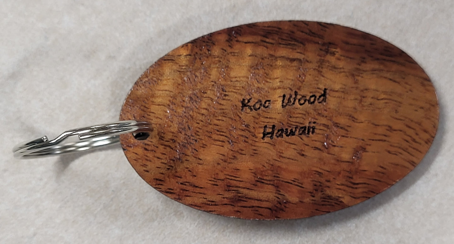 Koa Wood Keychain