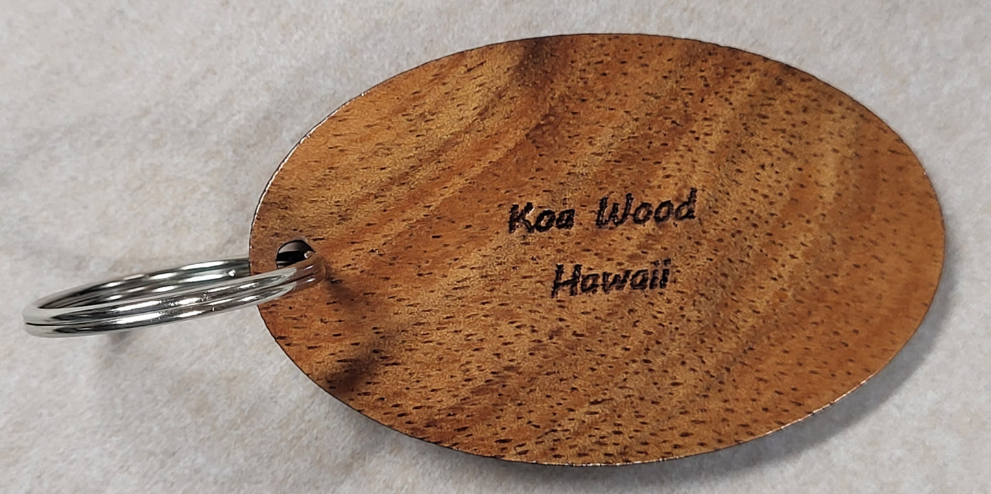 Koa Wood Keychain