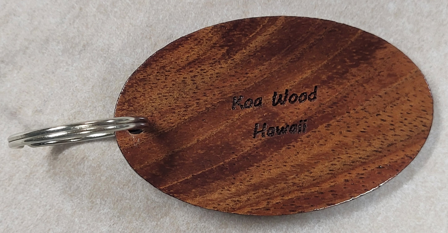 Koa Wood Keychain