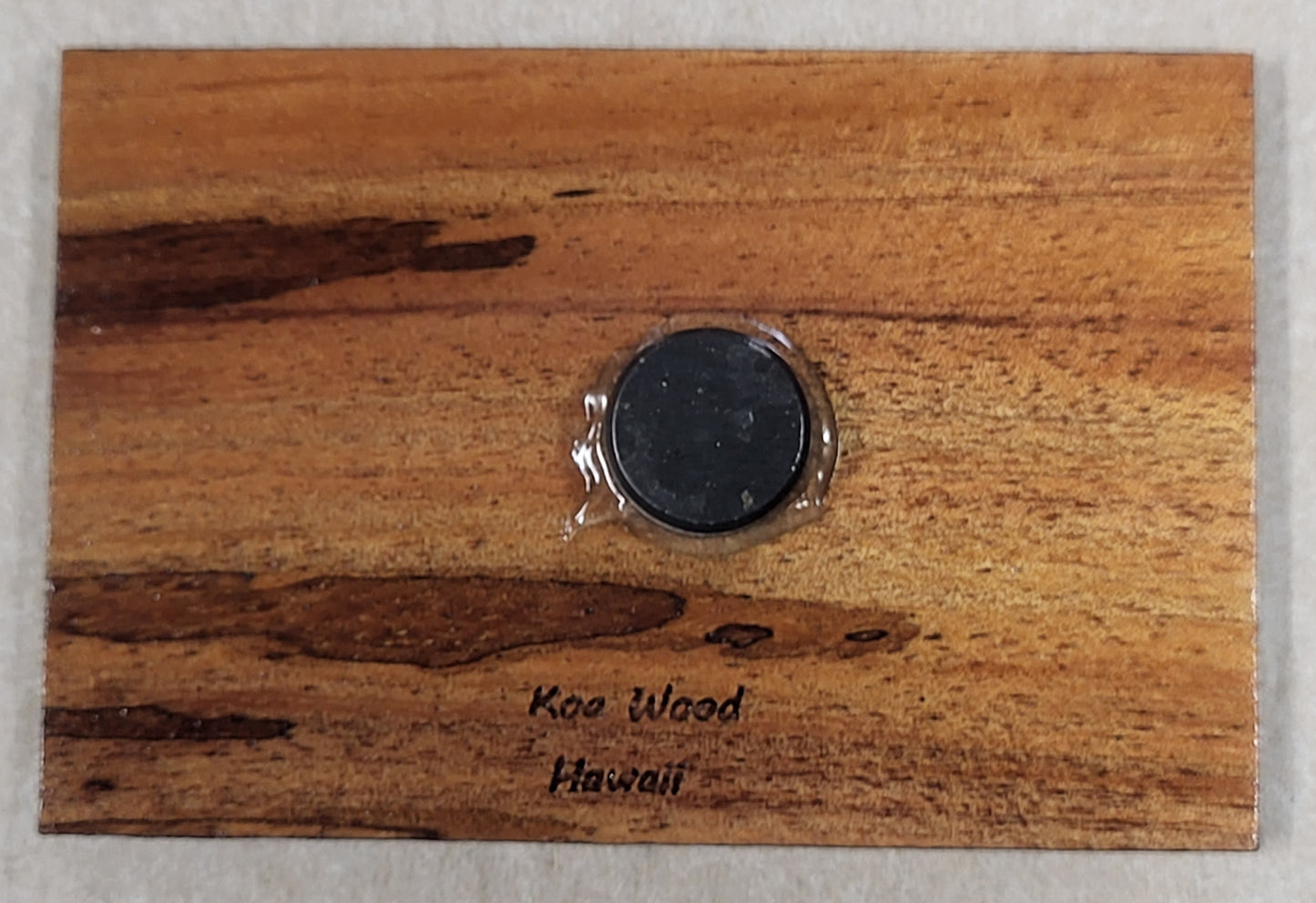 Koa Wood Magnet from Hawaii