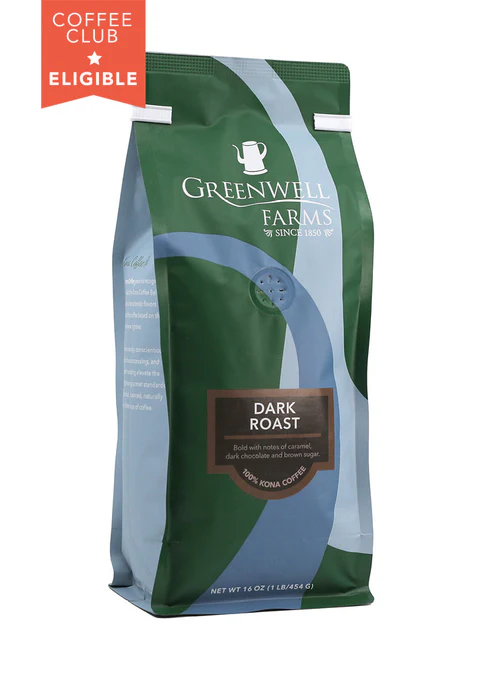 Dark Roast 100% Kona Coffee 16 oz