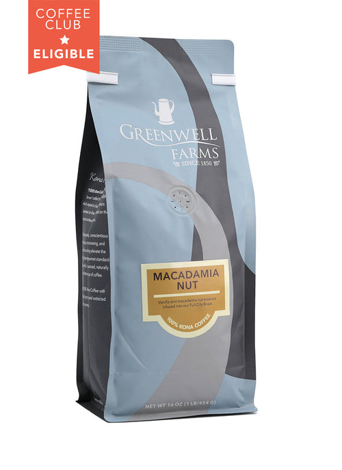 Macadamia Nut Kona Coffee by Greenwell Farms